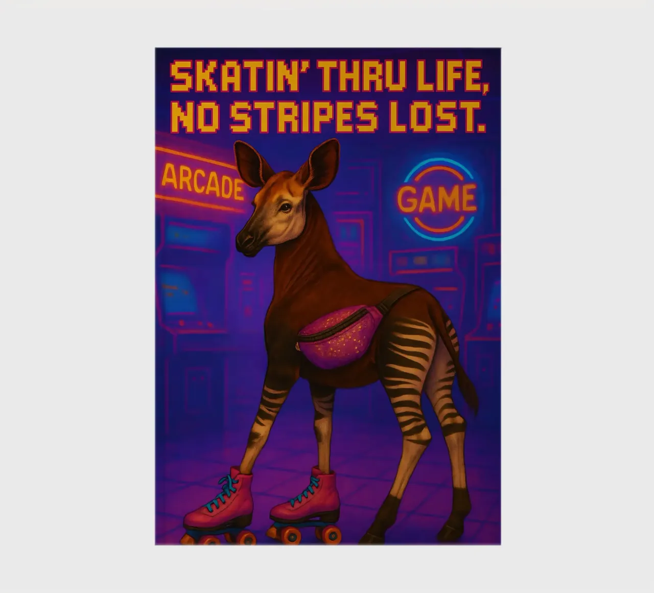 Funny Okapi Memes notebook by Funny Humor Art