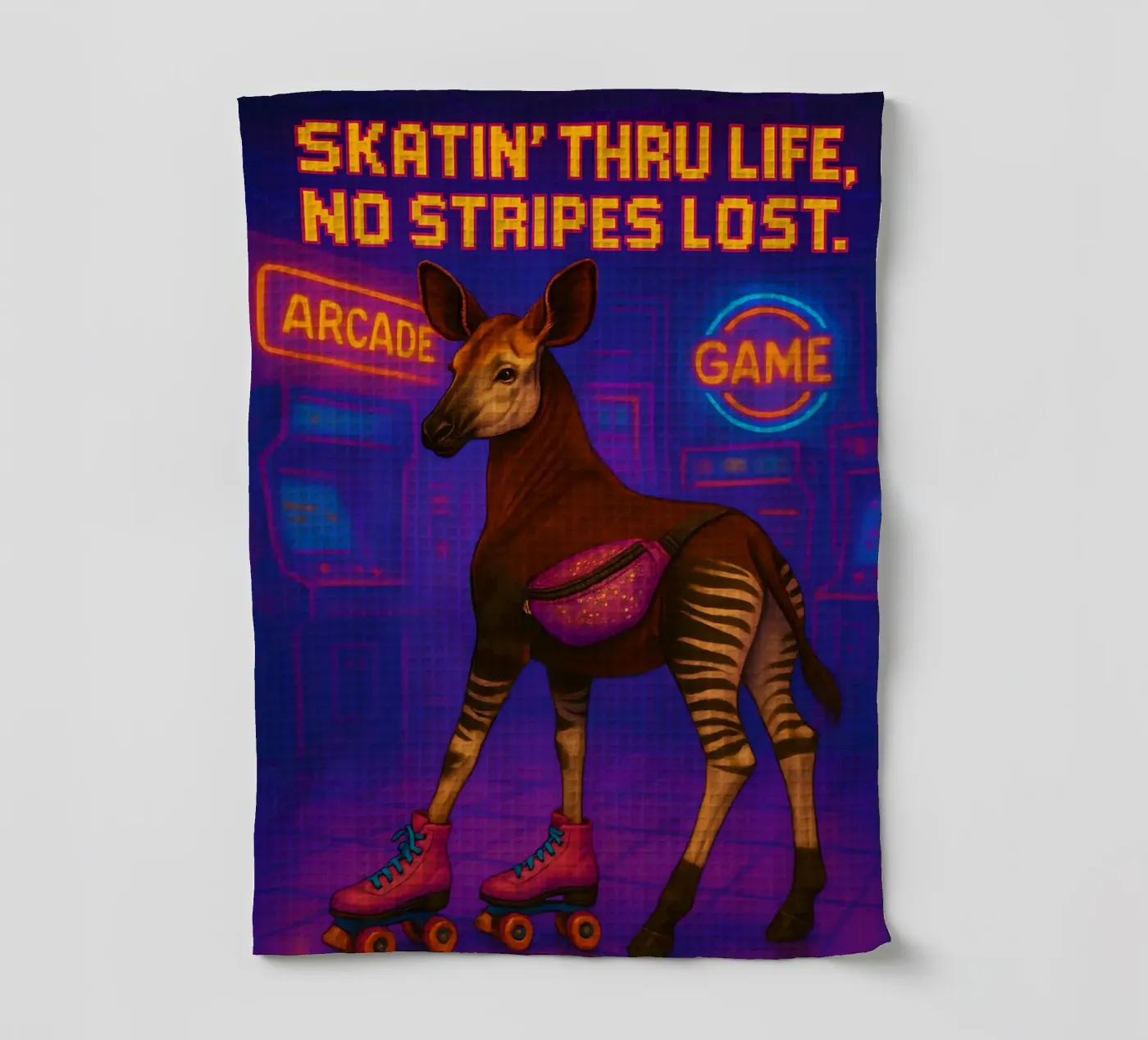 Okapi Memes torchon de Funny Humor Art