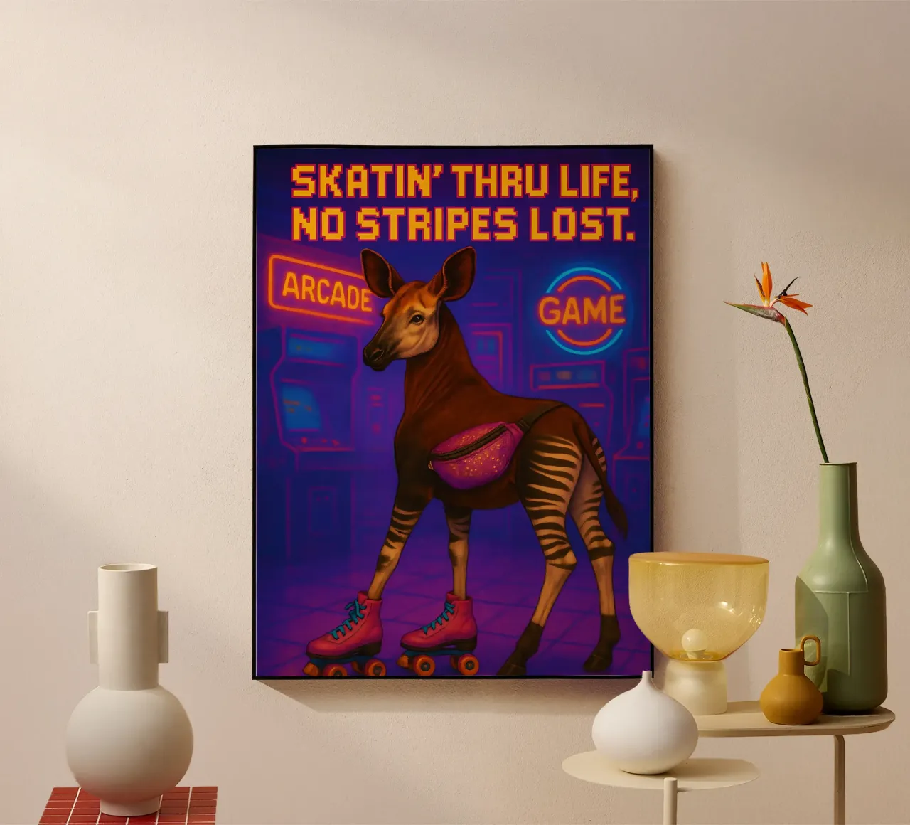 Okapi Memes plexiglas de Funny Humor Art