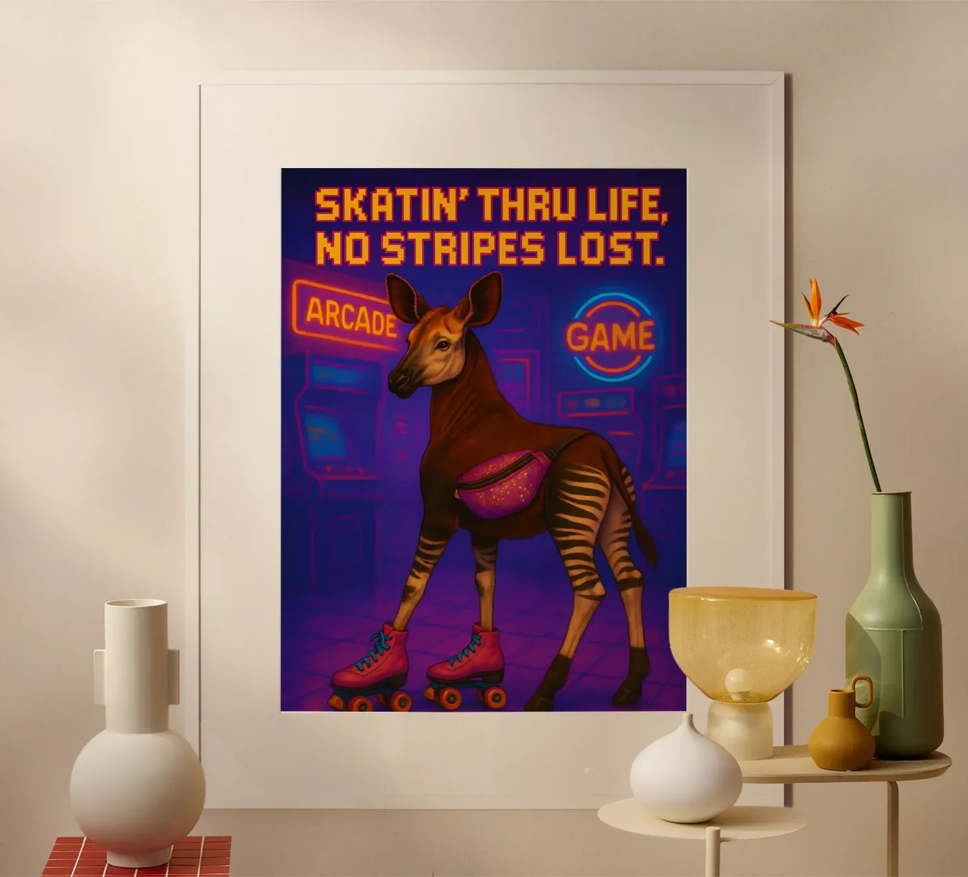 Okapi Memes poster de Funny Humor Art