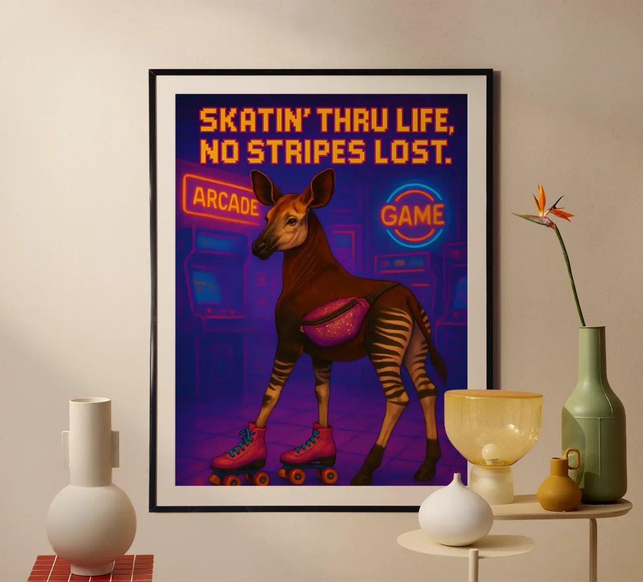 Memes divertenti sull'okapi carta hahnemühle da Funny Humor Art