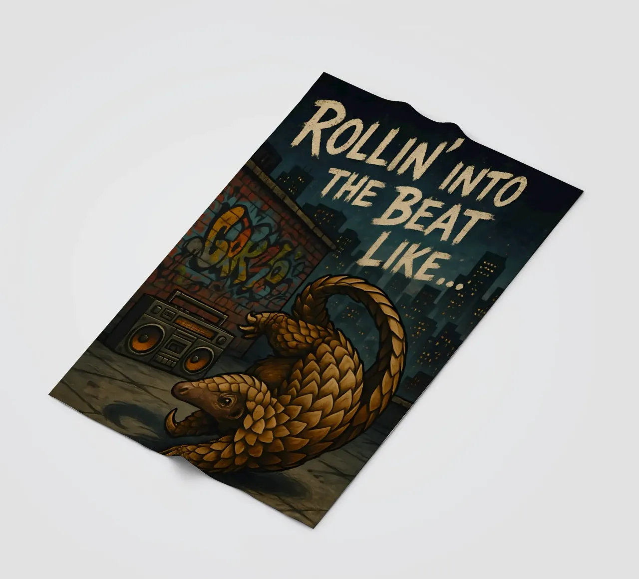 Funny Pangolin Meme coperta in pile da Funny Humor Art