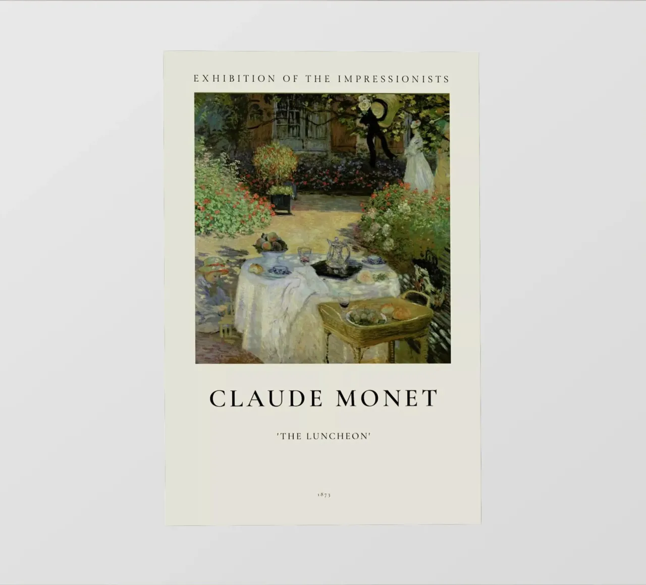 Monet - The Luncheon pellicola backlit da ARTOTHEK