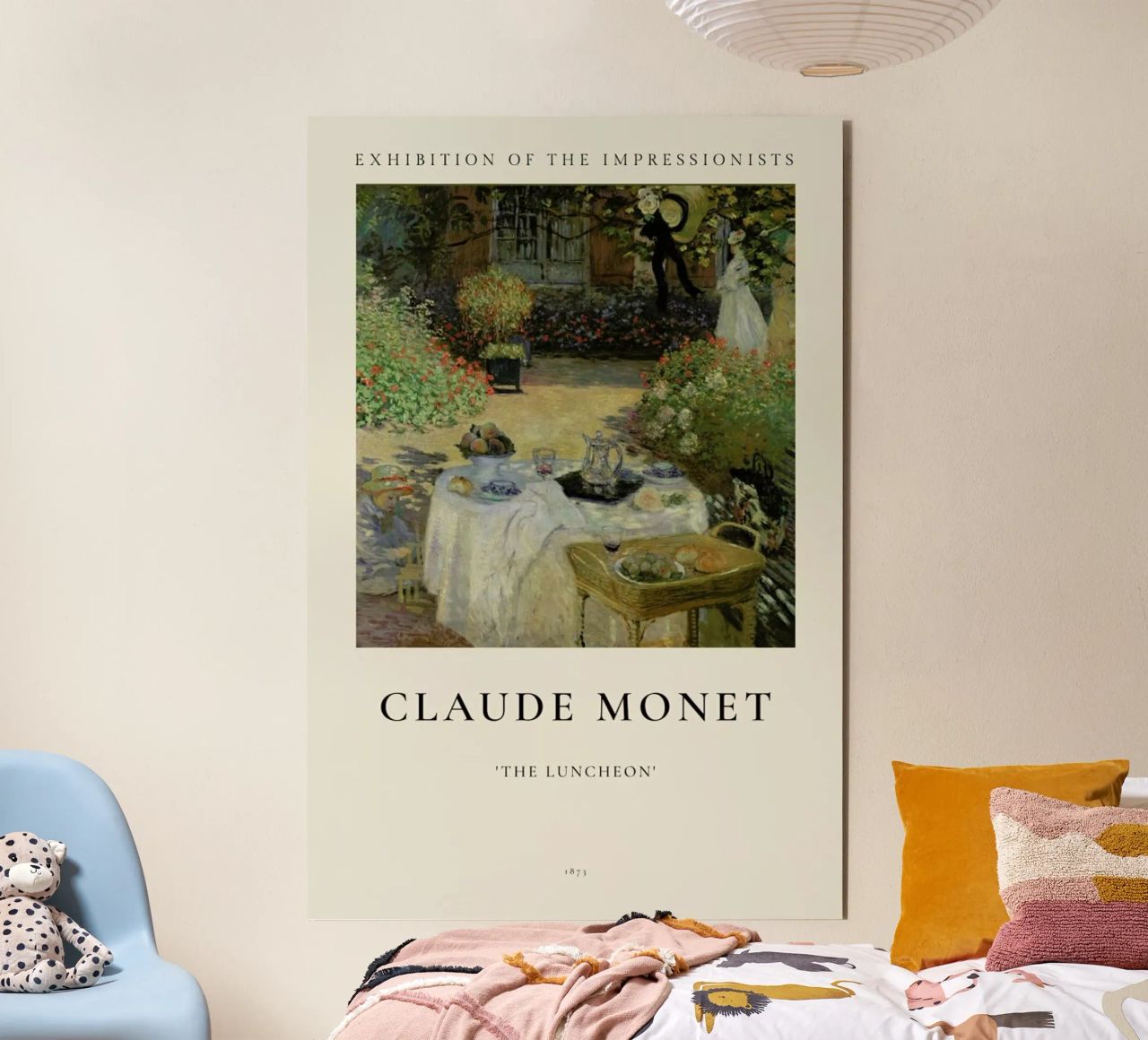 Monet - The Luncheon alluminio dibond da ARTOTHEK
