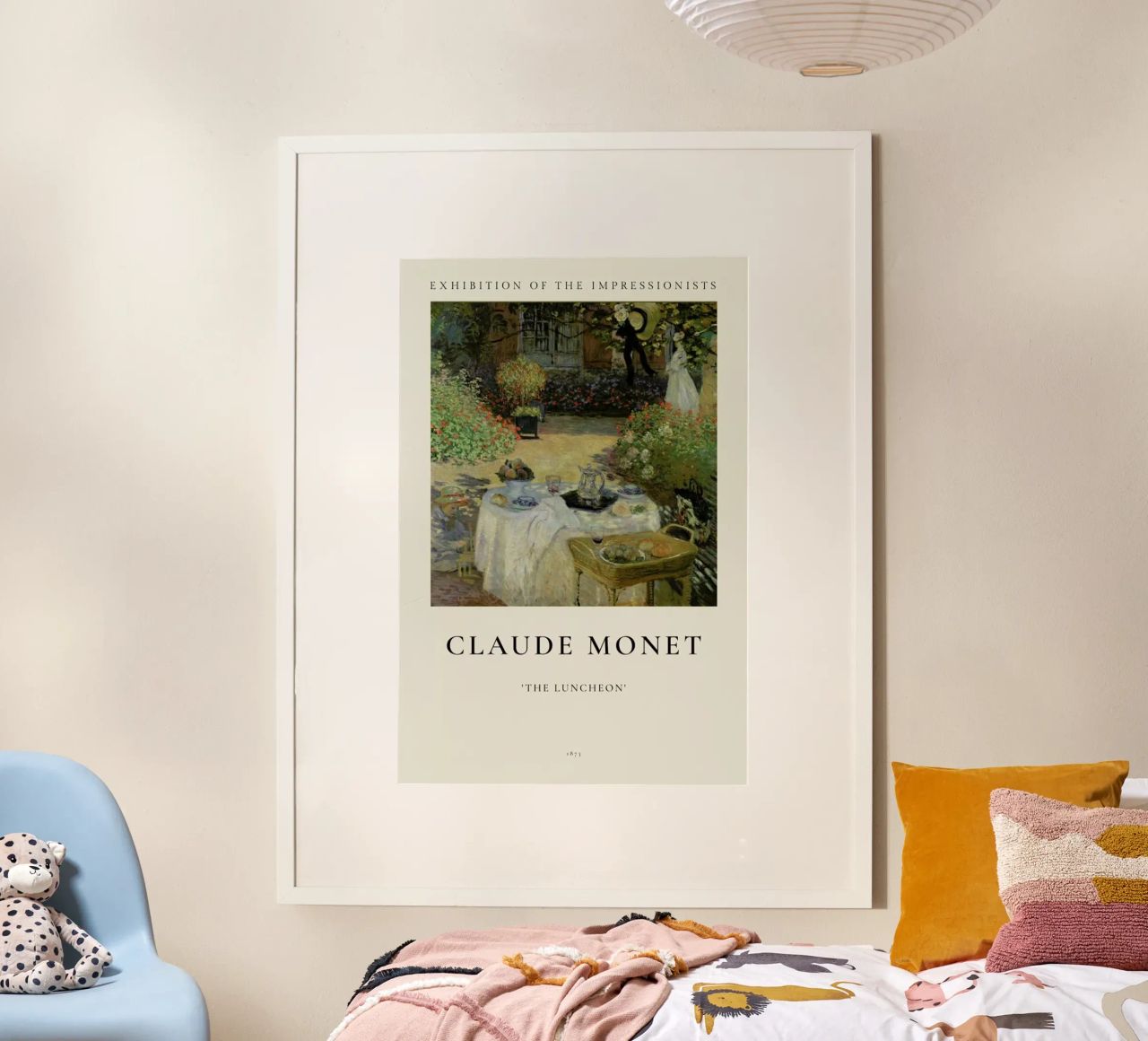 Monet - The Luncheon poster with plastic frame by ARTOTHEK