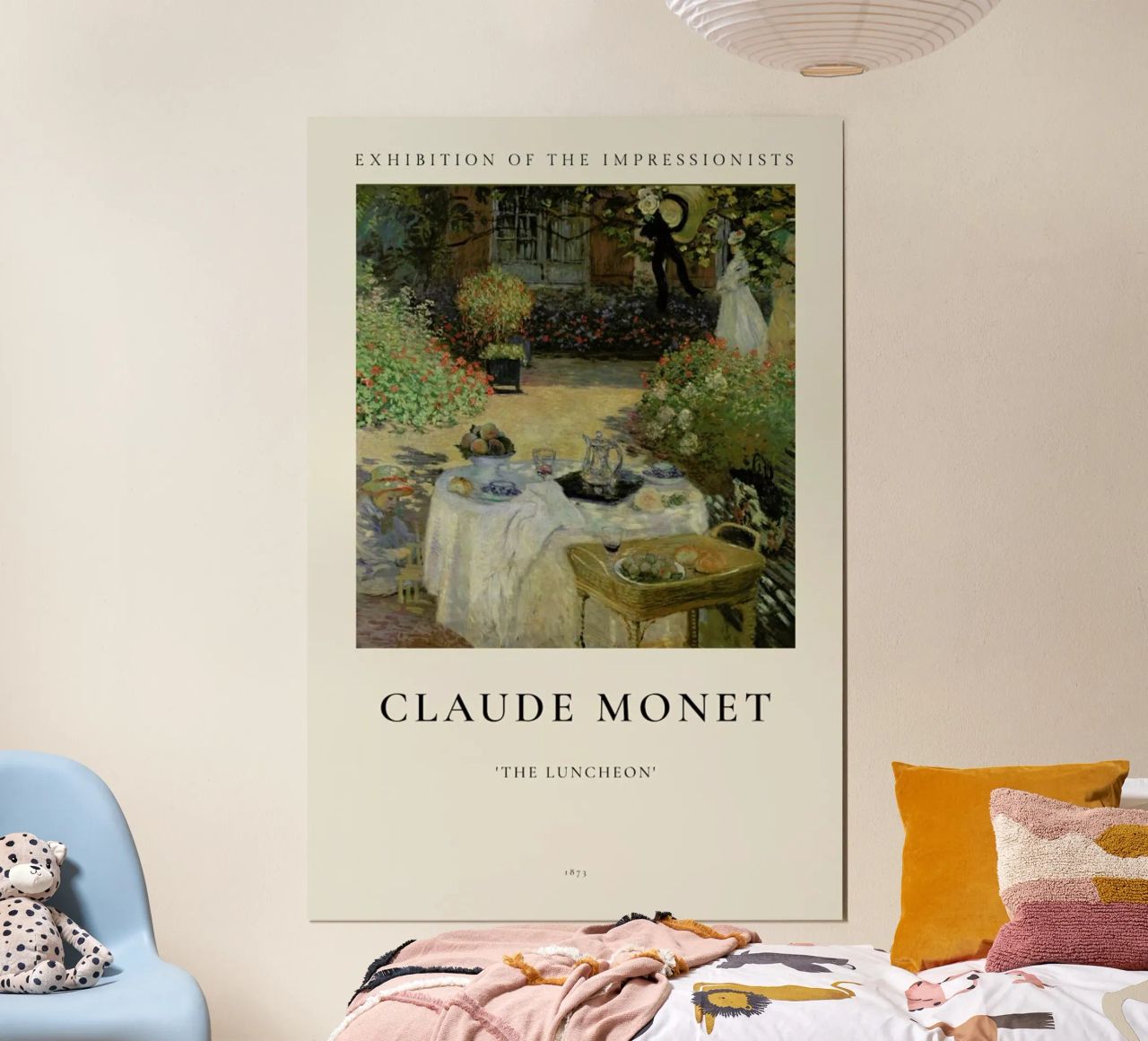 Monet - The Luncheon poster with plastic frame by ARTOTHEK