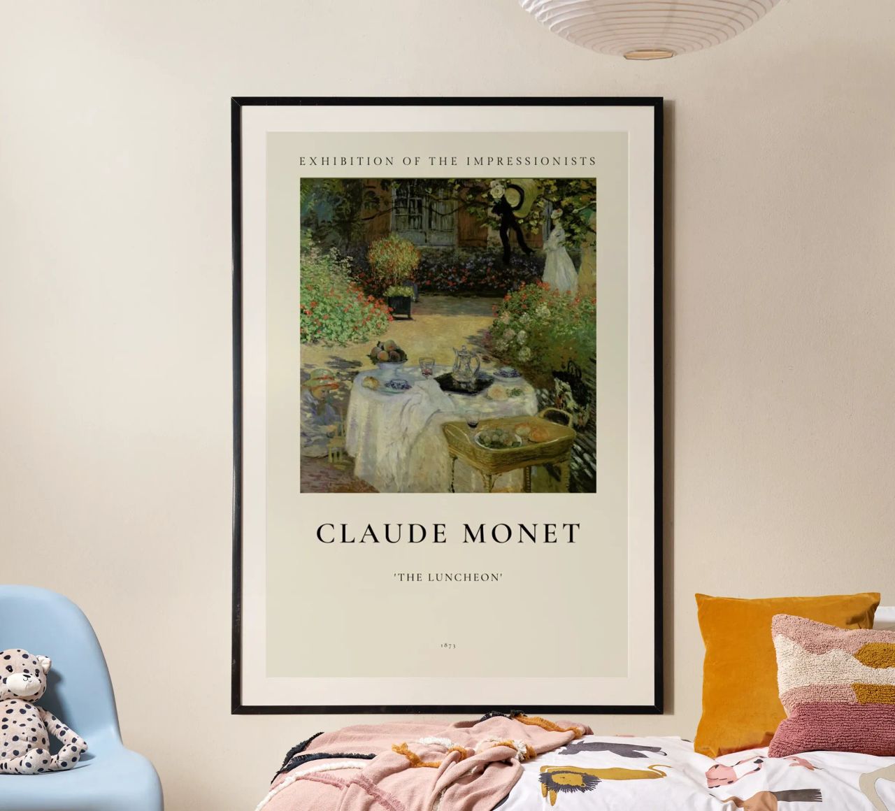 Monet - The Luncheon poster with plastic frame by ARTOTHEK