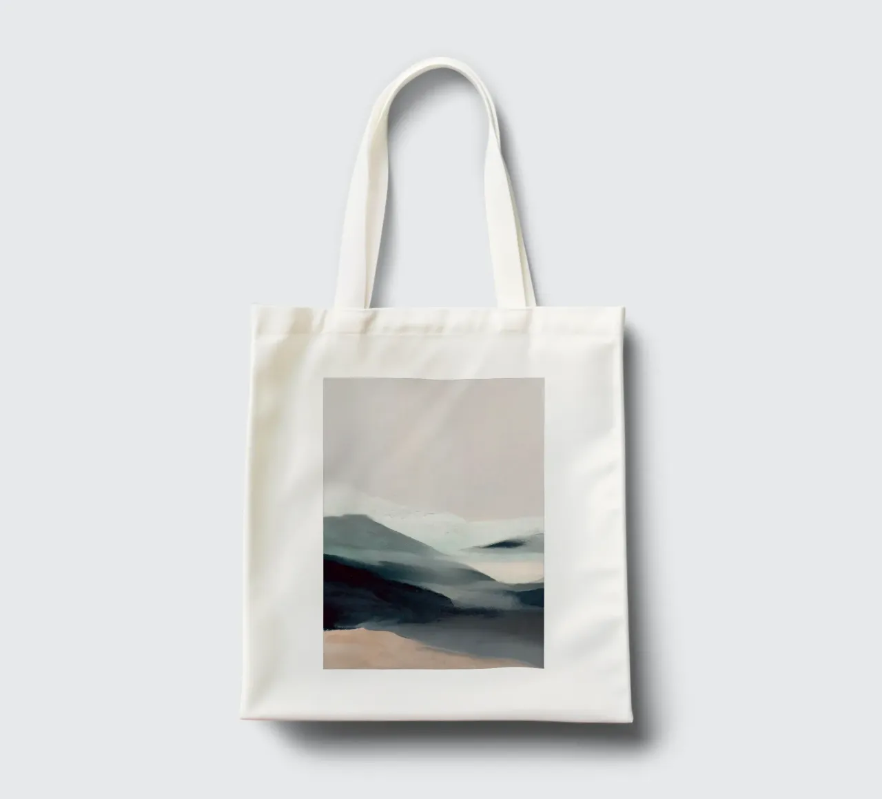 Abstract Landscape tote bag by Melloi Art Print