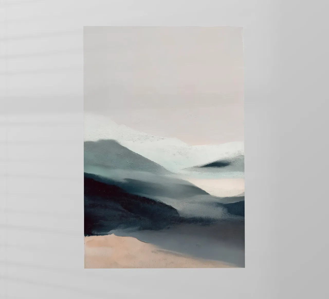 Paesaggio astratto pellicola backlit da Melloi Art Print