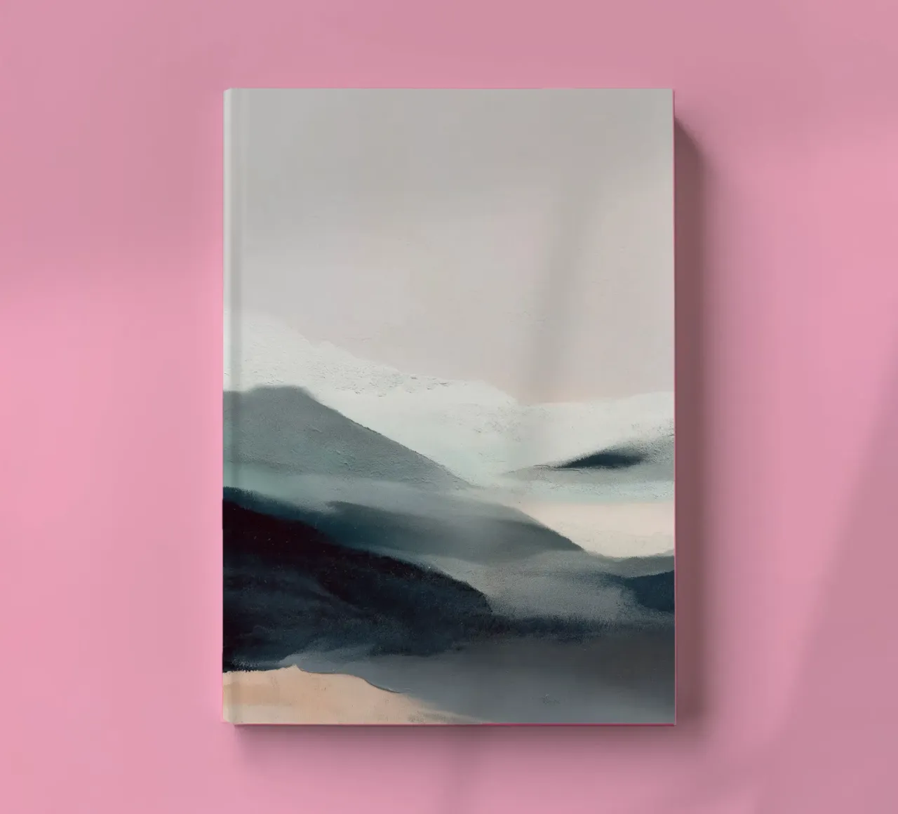 Abstract Landscape notebook by Melloi Art Print