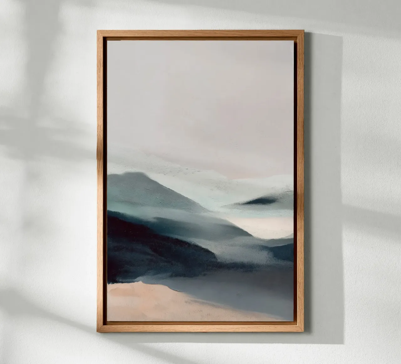 Paysage abstrait toile de Melloi Art Print