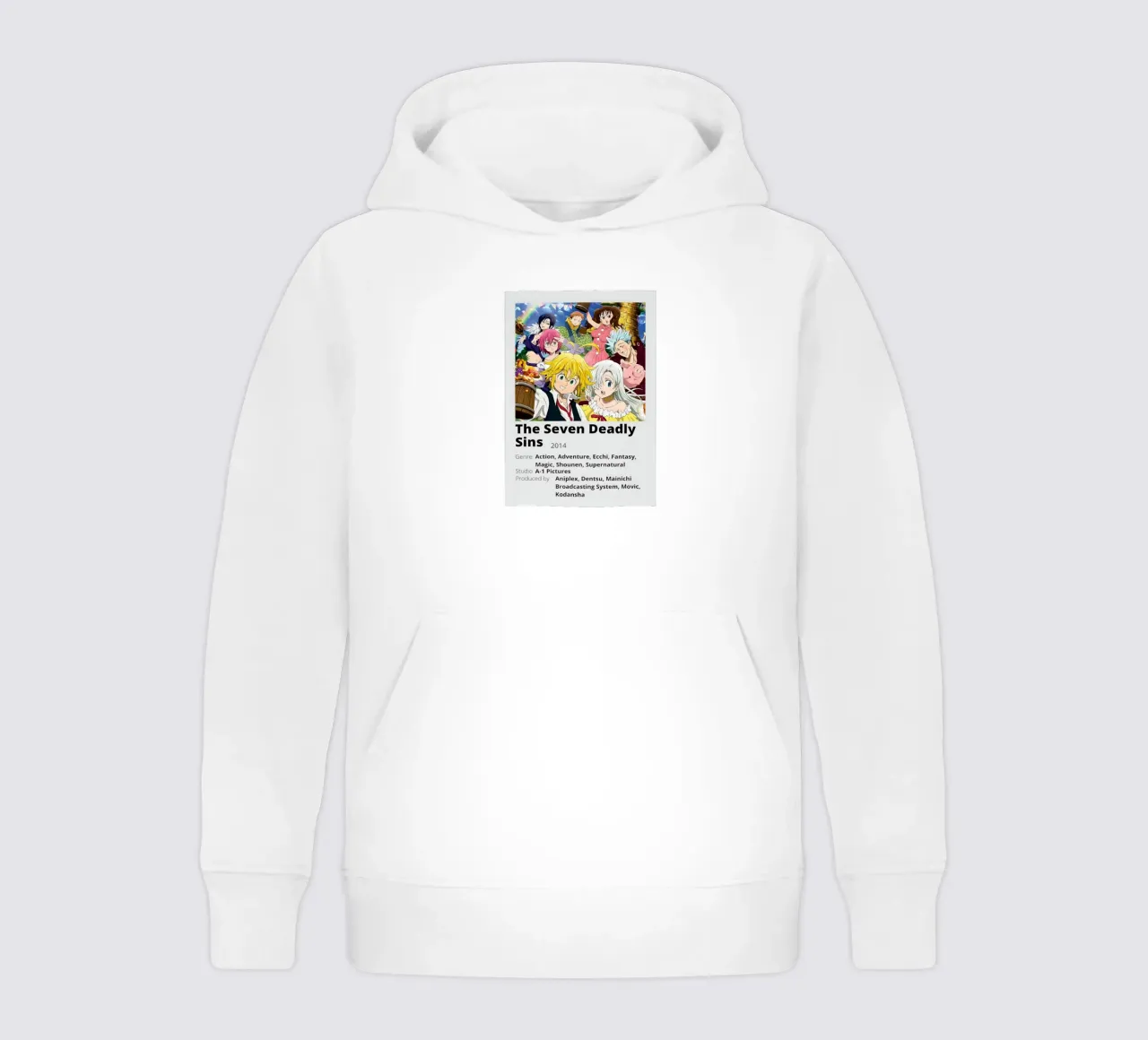 The Seven Deadly Sins  2014 felpa bambino con cappuccio da Totoya