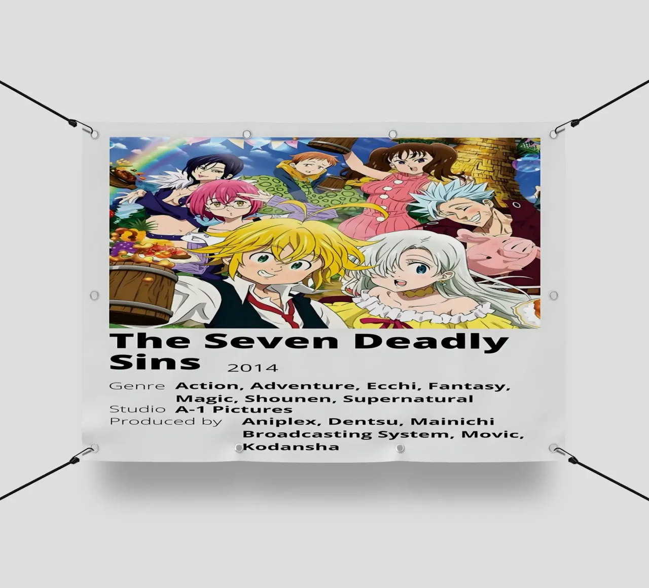 The Seven Deadly Sins  2014 telo in pvc da Totoya