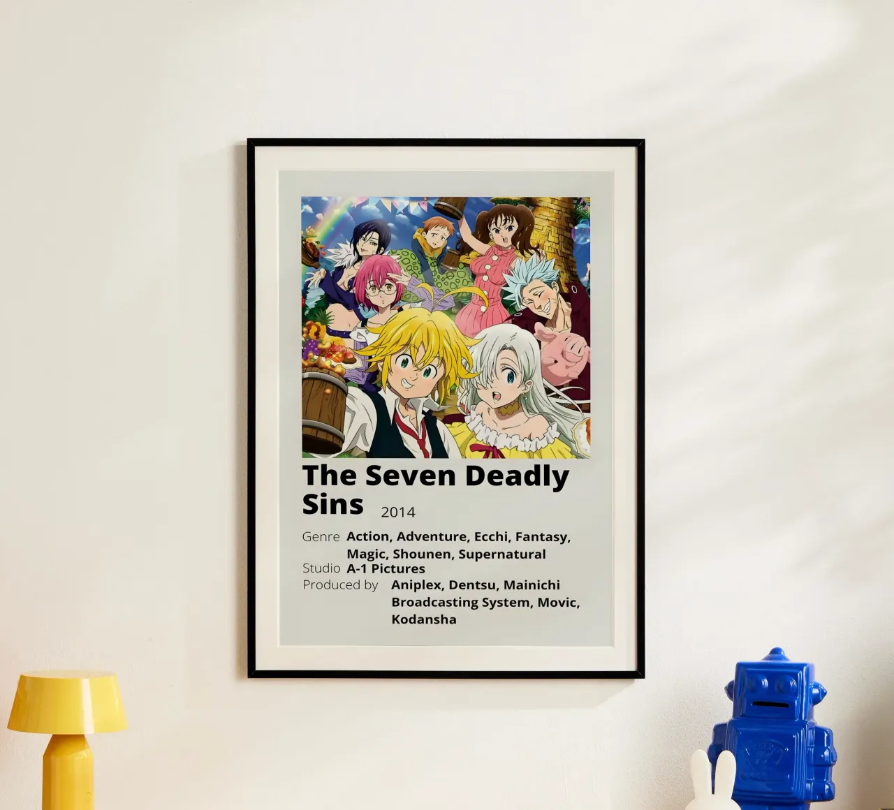 The Seven Deadly Sins  2014 carta hahnemühle da Totoya