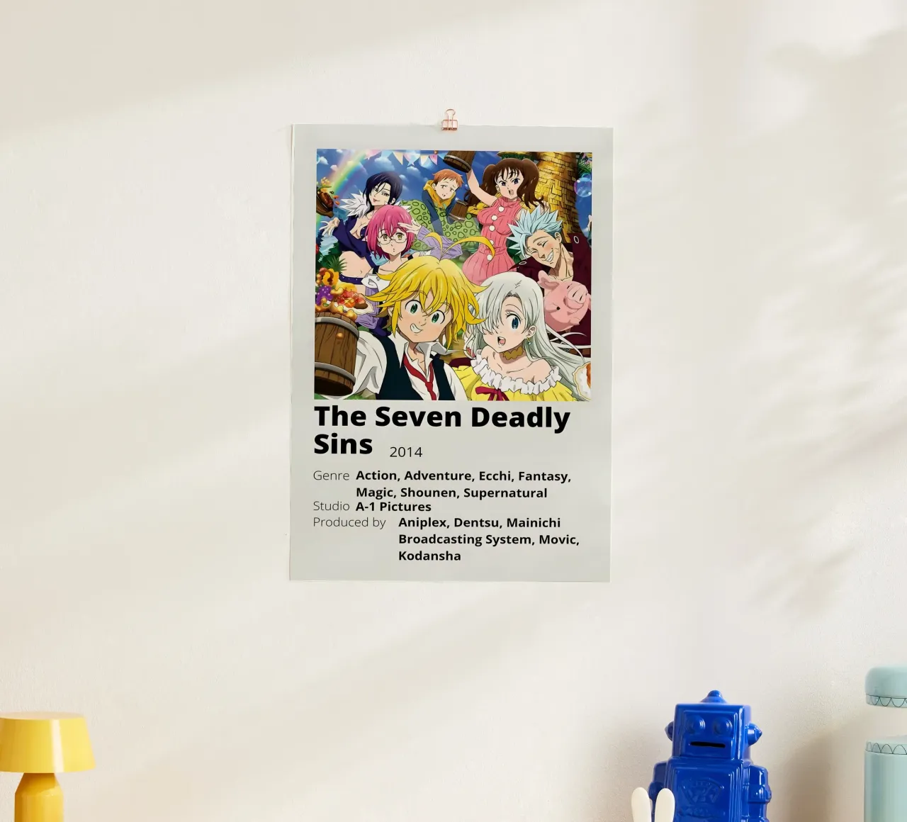 The Seven Deadly Sins  2014 carta hahnemühle da Totoya