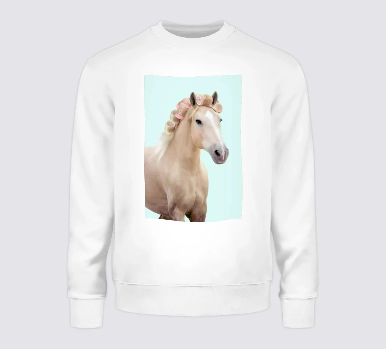 Curly Horse felpa da Paul Fuentes Design