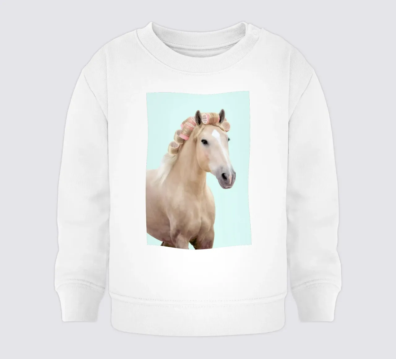 Curly Horse felpa neonato da Paul Fuentes Design