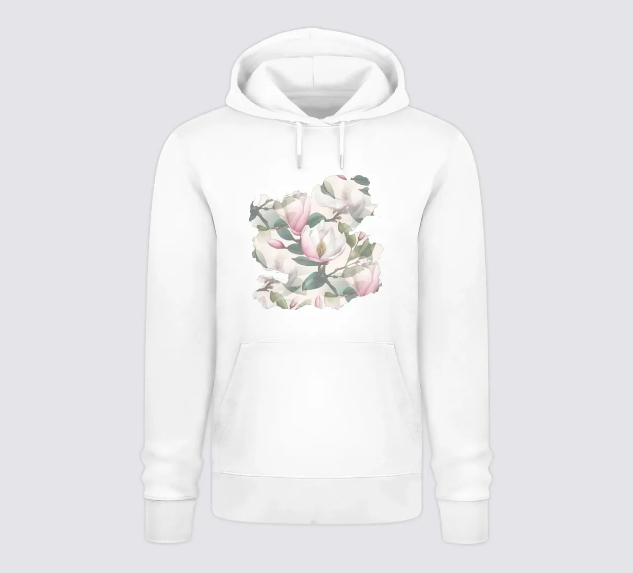 Magnolia Cream felpa con cappuccio da SilverPegasus