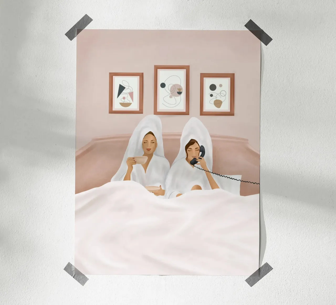 Morning with a friend IV poster da Flow Line