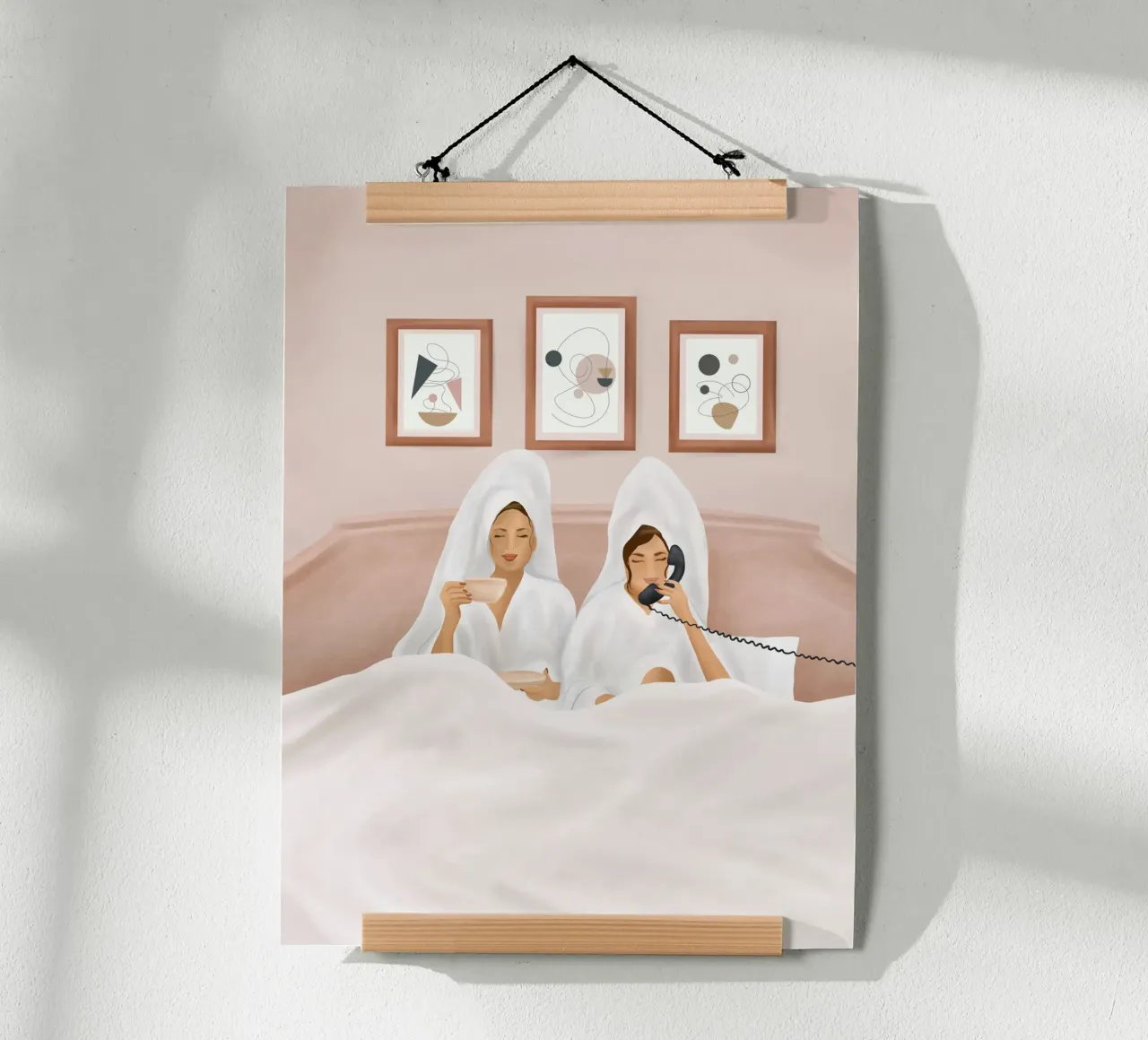 Morning with a friend IV poster da Flow Line
