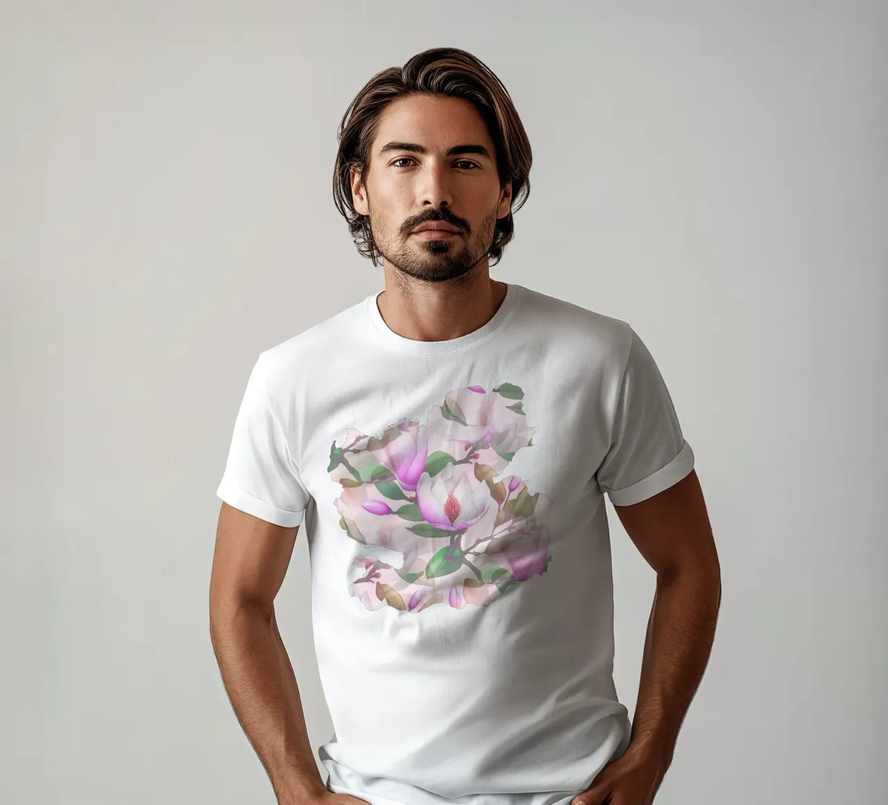 Rosa Magnolia t-shirt da SilverPegasus