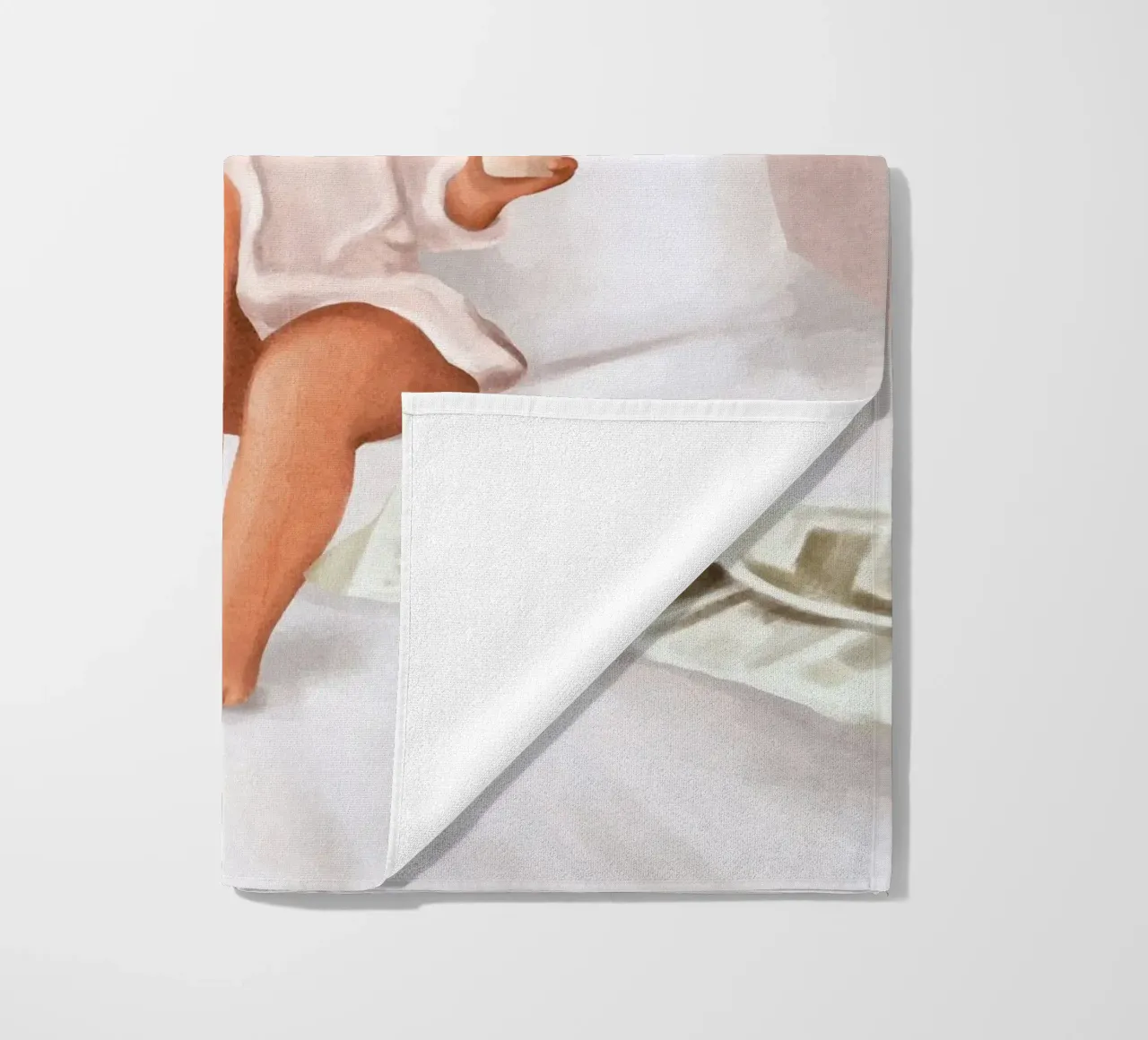 Weekend Morning II beach towel by Flow Line