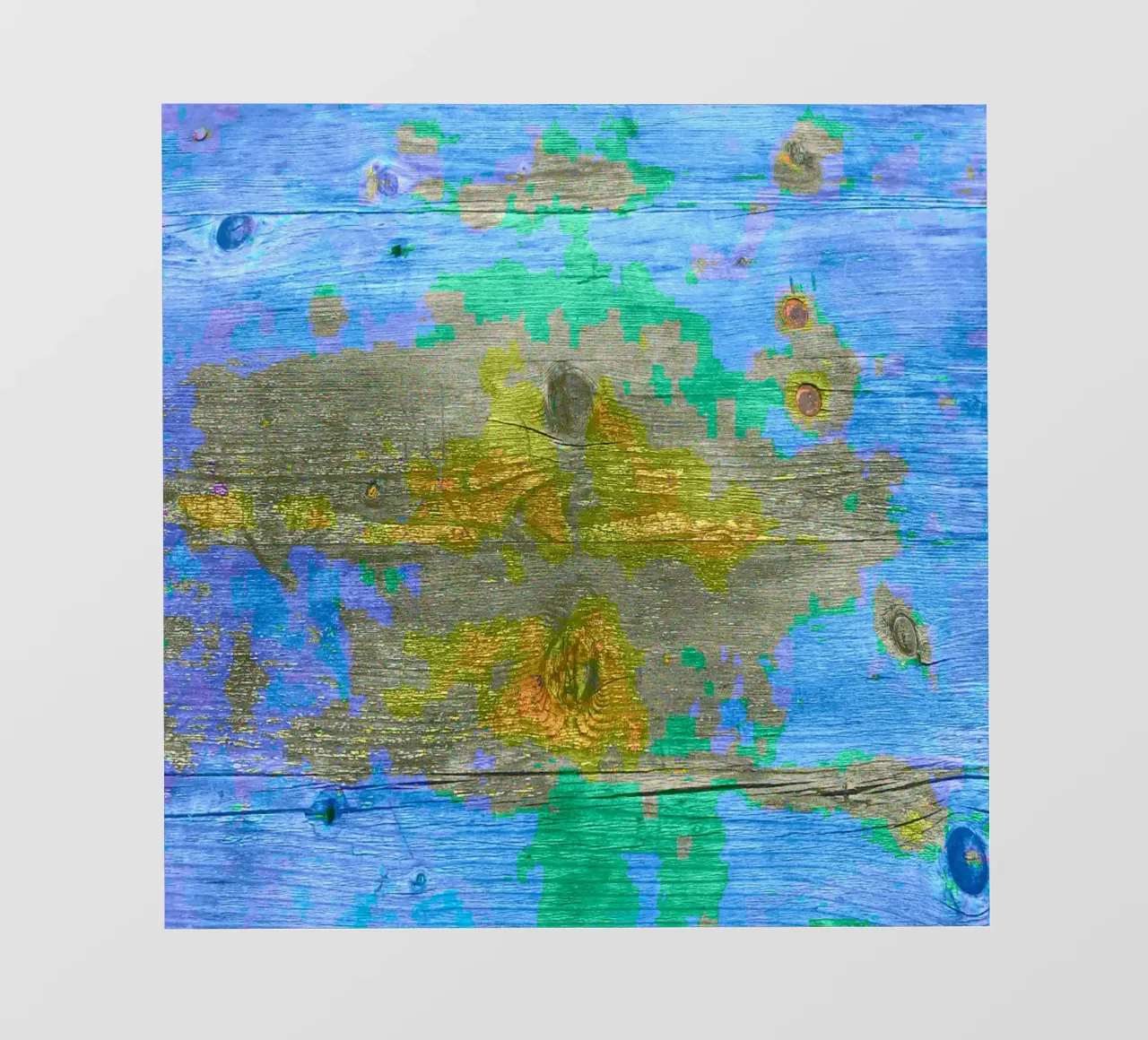 Planche de bois usée par les intempéries - chromatisme film rétro-éclairé de Gürsel Yesil Digital Art