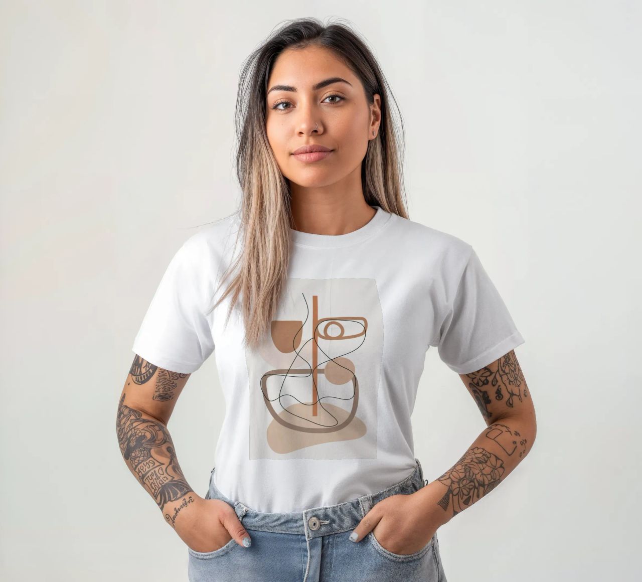 Abstract Line Movement I t-shirt by cityart