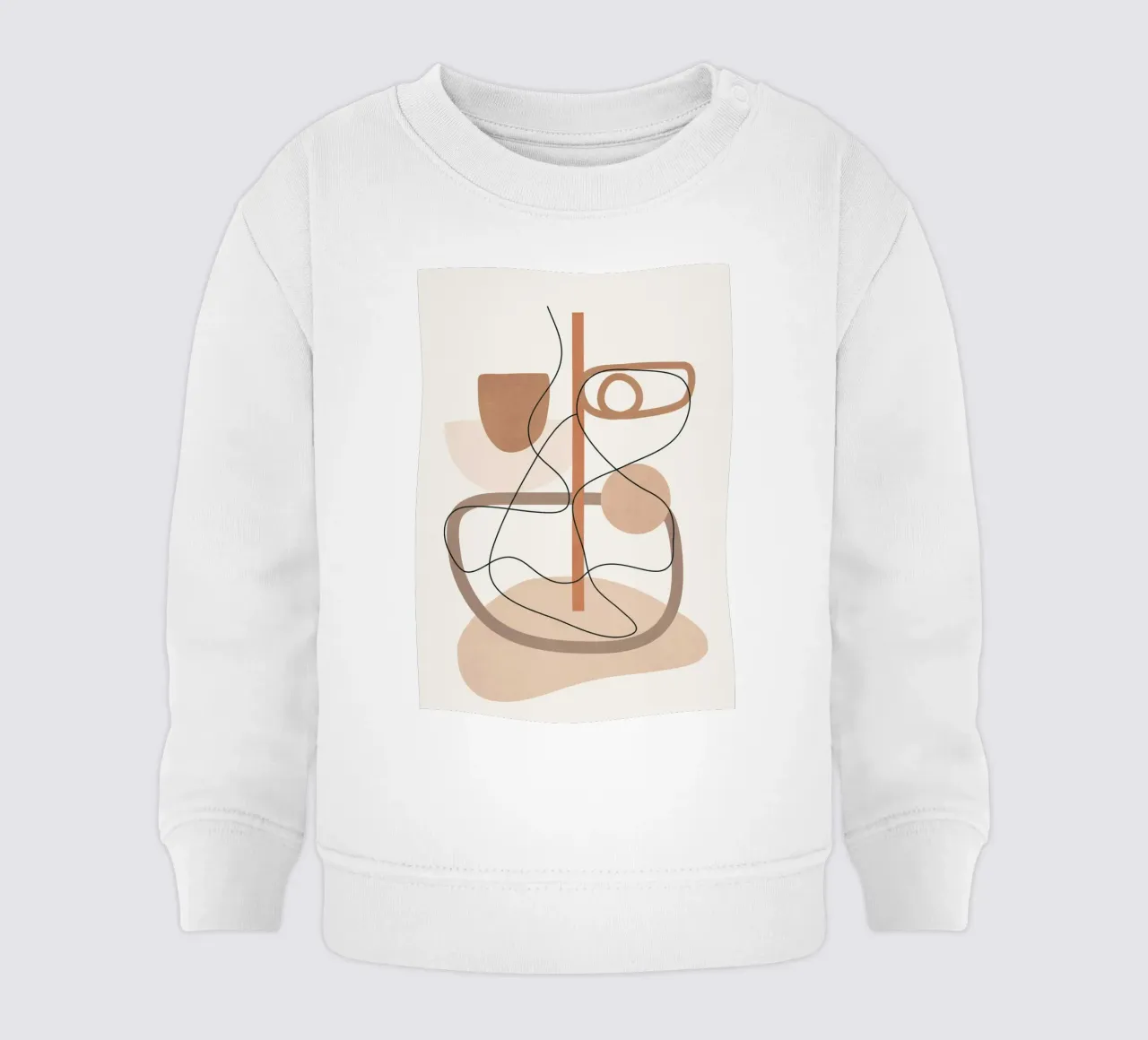 Abstract Line Movement I felpa neonato da cityart