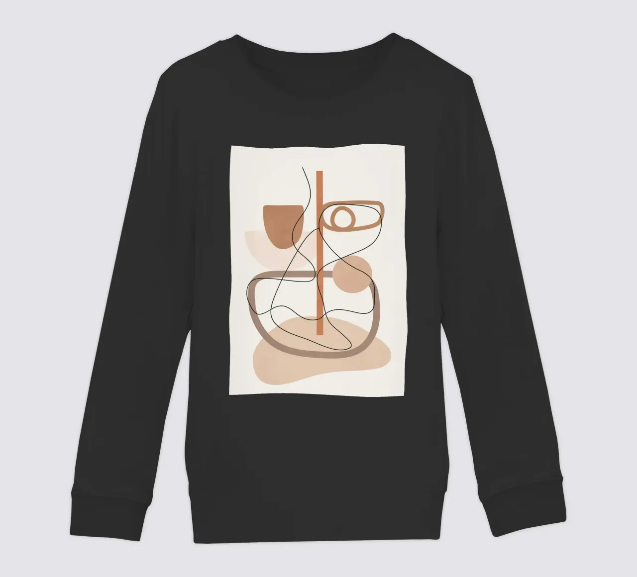 Abstract Line Movement I felpa bambino da cityart