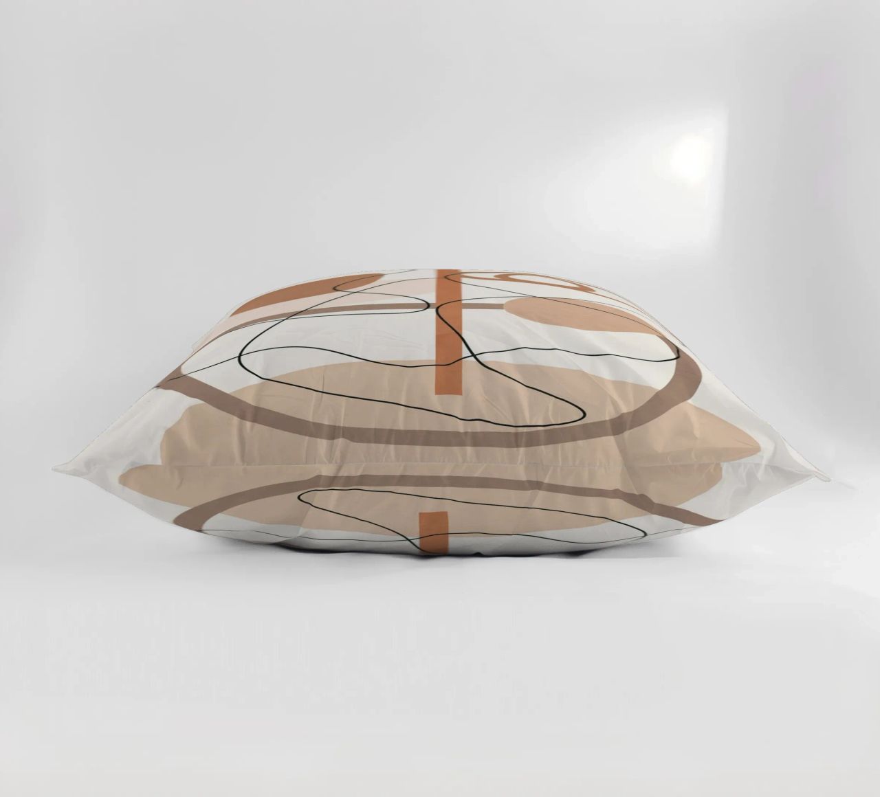 Abstract Line Movement I decorative cushion by cityart
