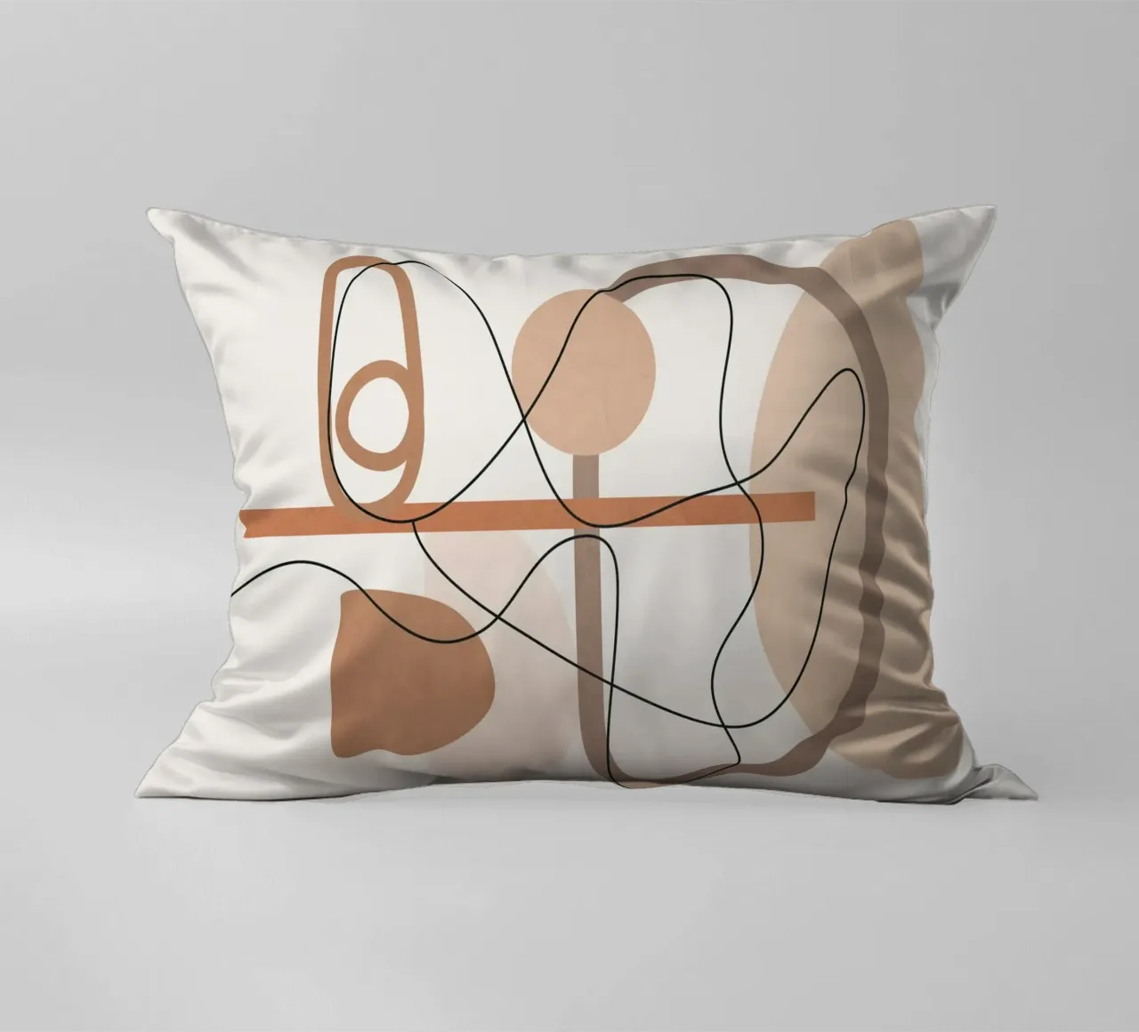 Abstract Line Movement I Kissen von cityart