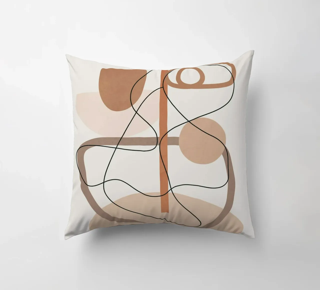Abstract Line Movement I decorative cushion by cityart