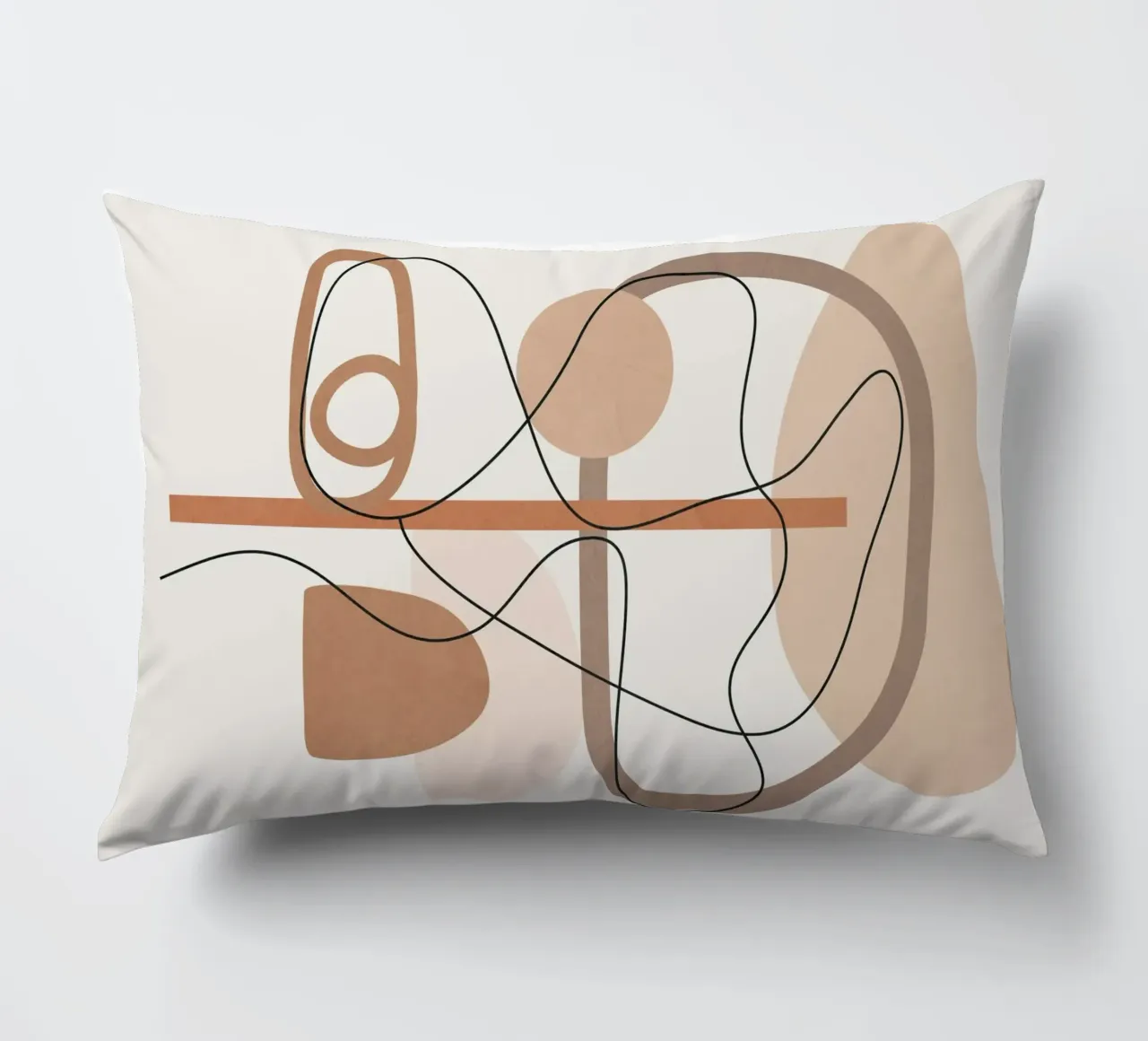 Abstract Line Movement I cuscino da cityart