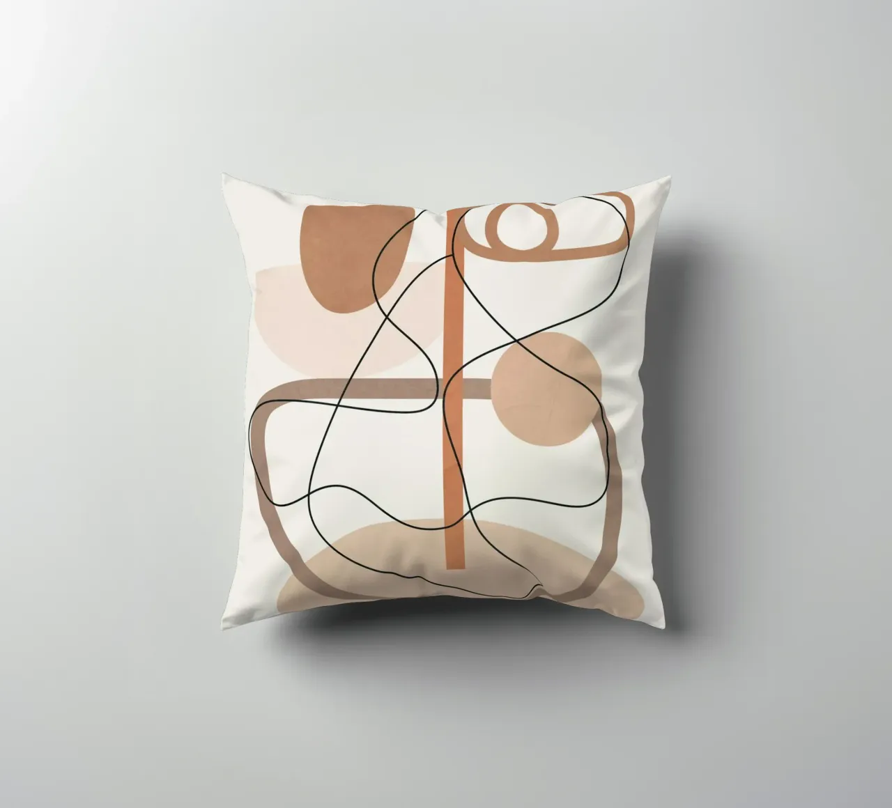 Abstract Line Movement I cuscino da cityart