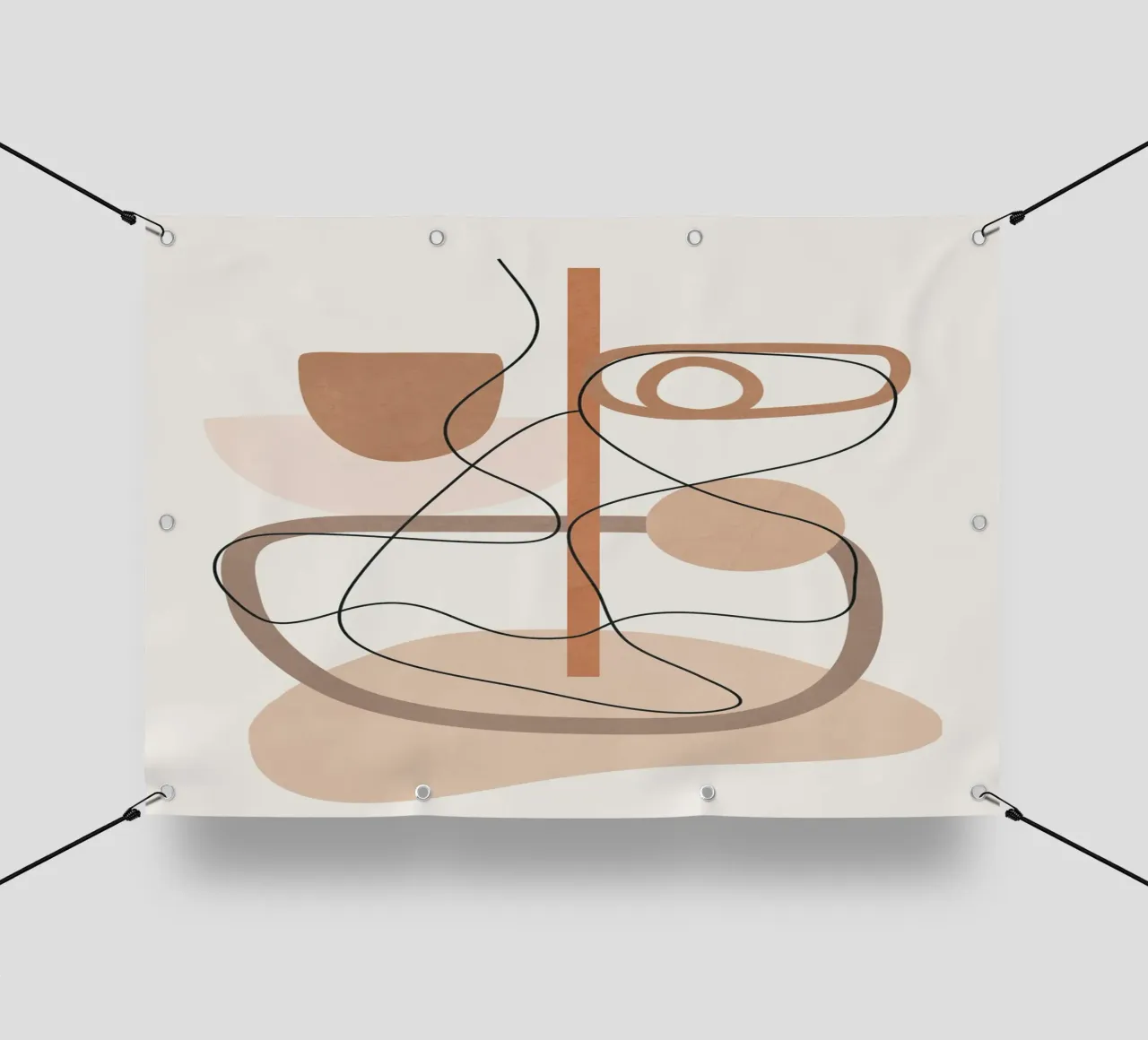 Abstract Line Movement I telo in pvc da cityart