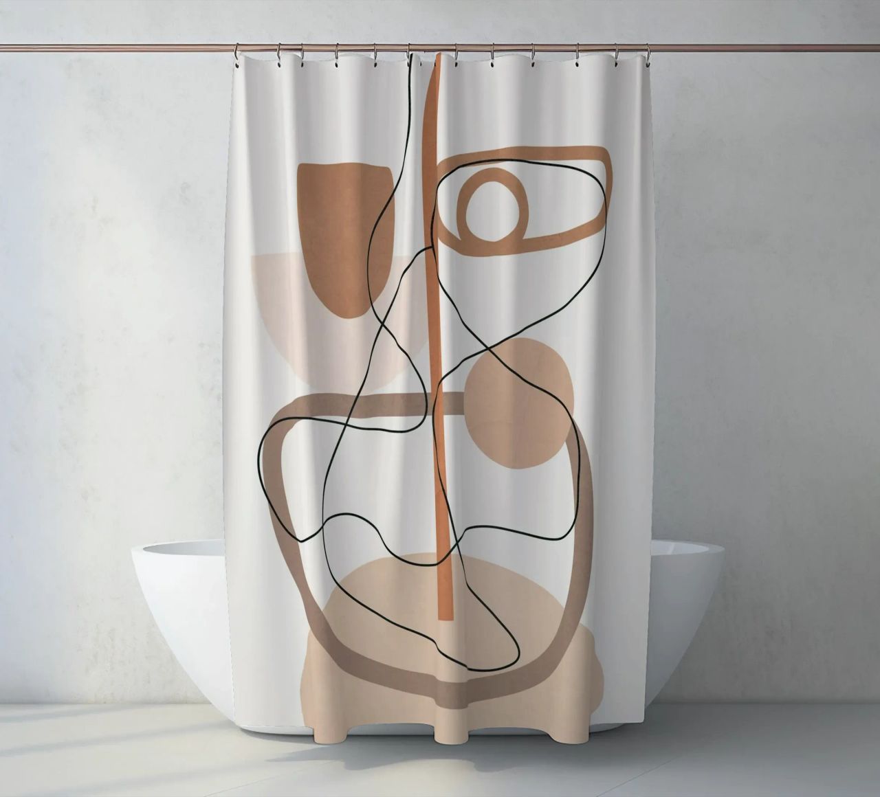Abstract Line Movement I tenda da doccia da cityart