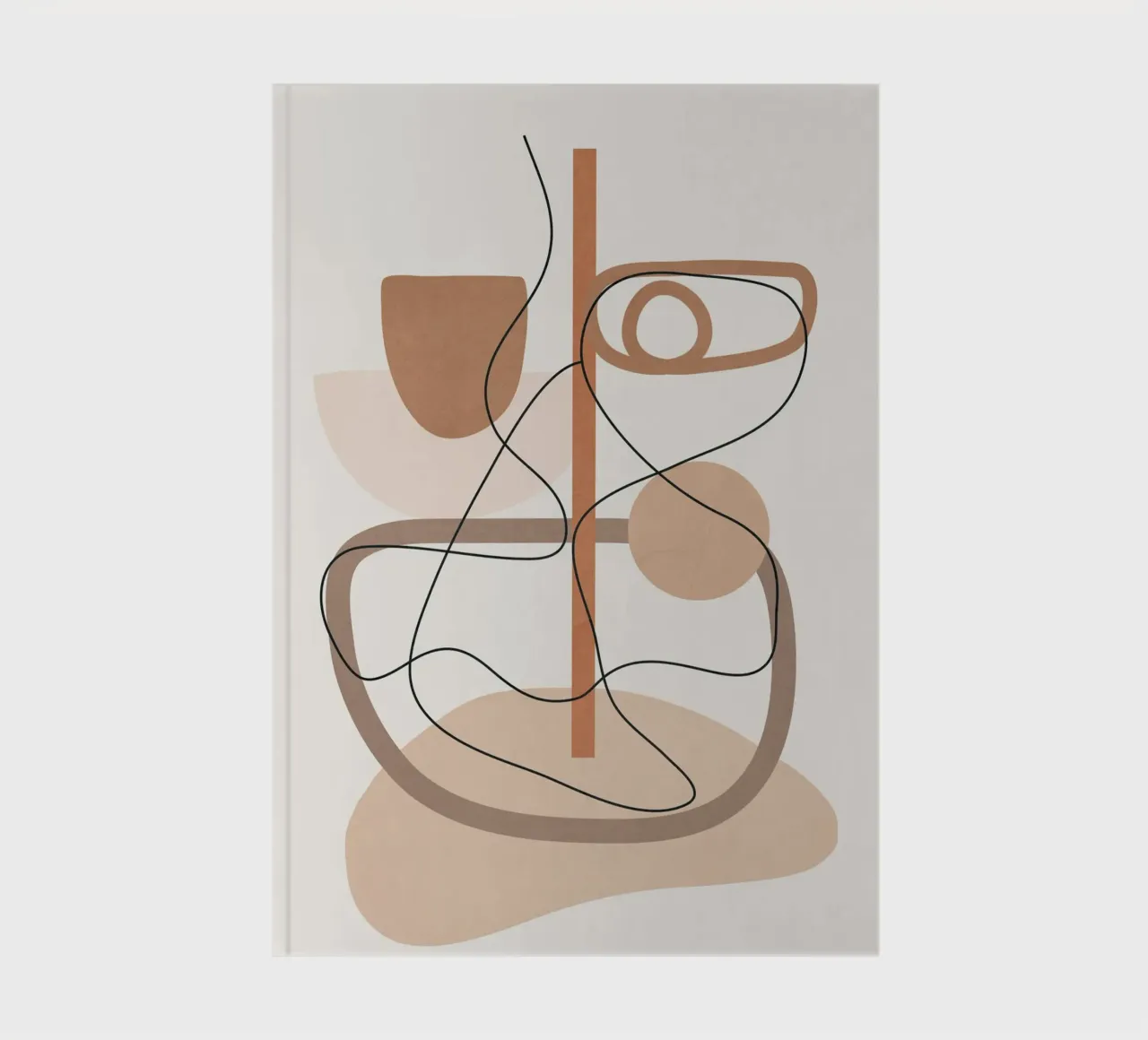 Abstract Line Movement I notebook by cityart