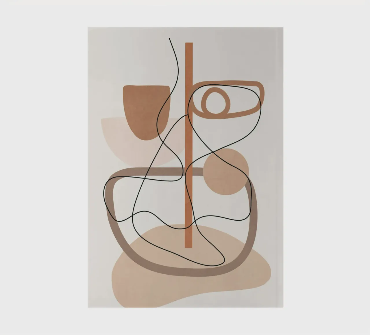 Abstract Line Movement I notebook by cityart