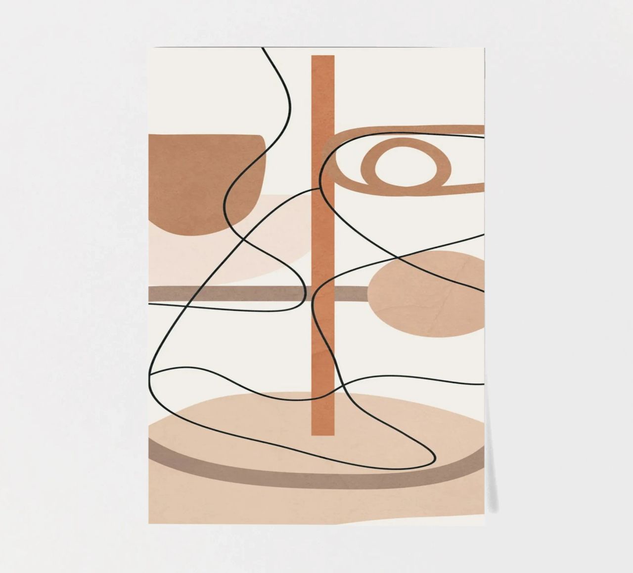 Abstract Line Movement I sticker sheet by cityart