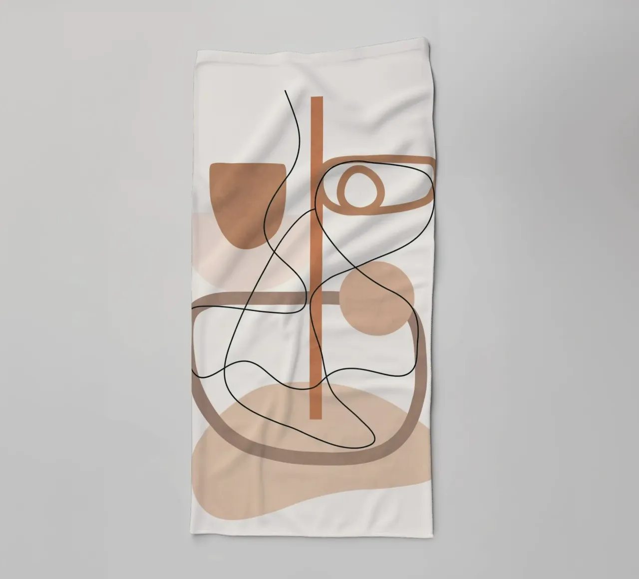 Abstract Line Movement I asciugamano da bagno da cityart