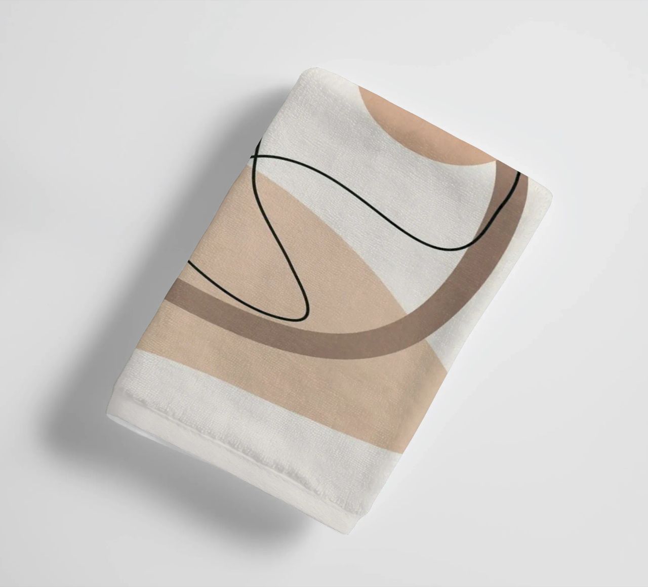 Abstract Line Movement I towel by cityart