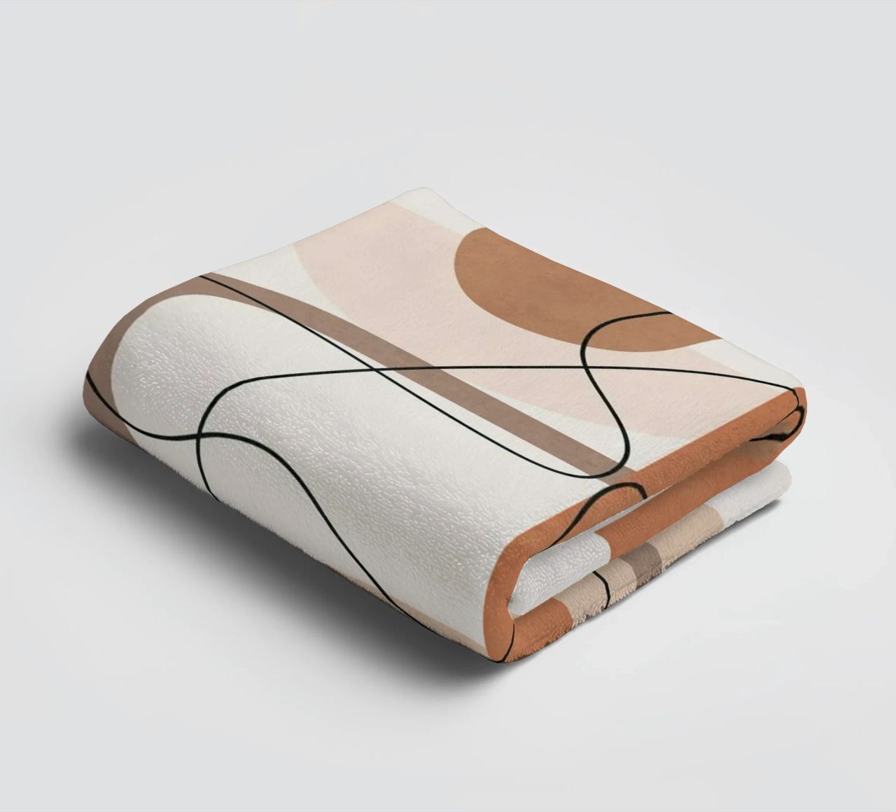 Abstract Line Movement I towel by cityart