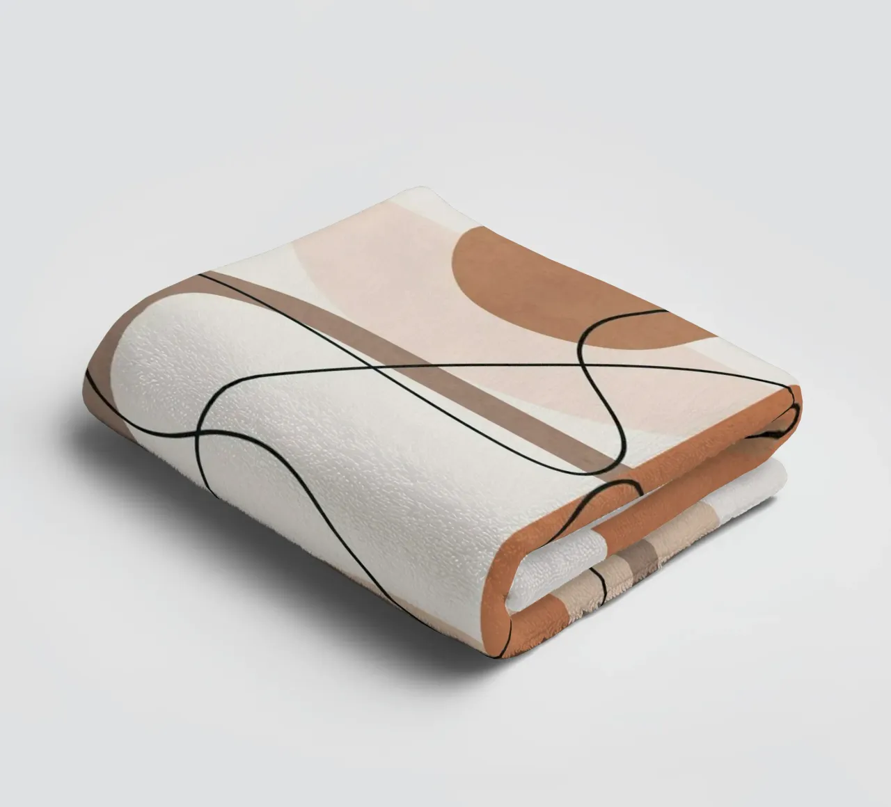 Abstract Line Movement I asciugamano da bagno da cityart