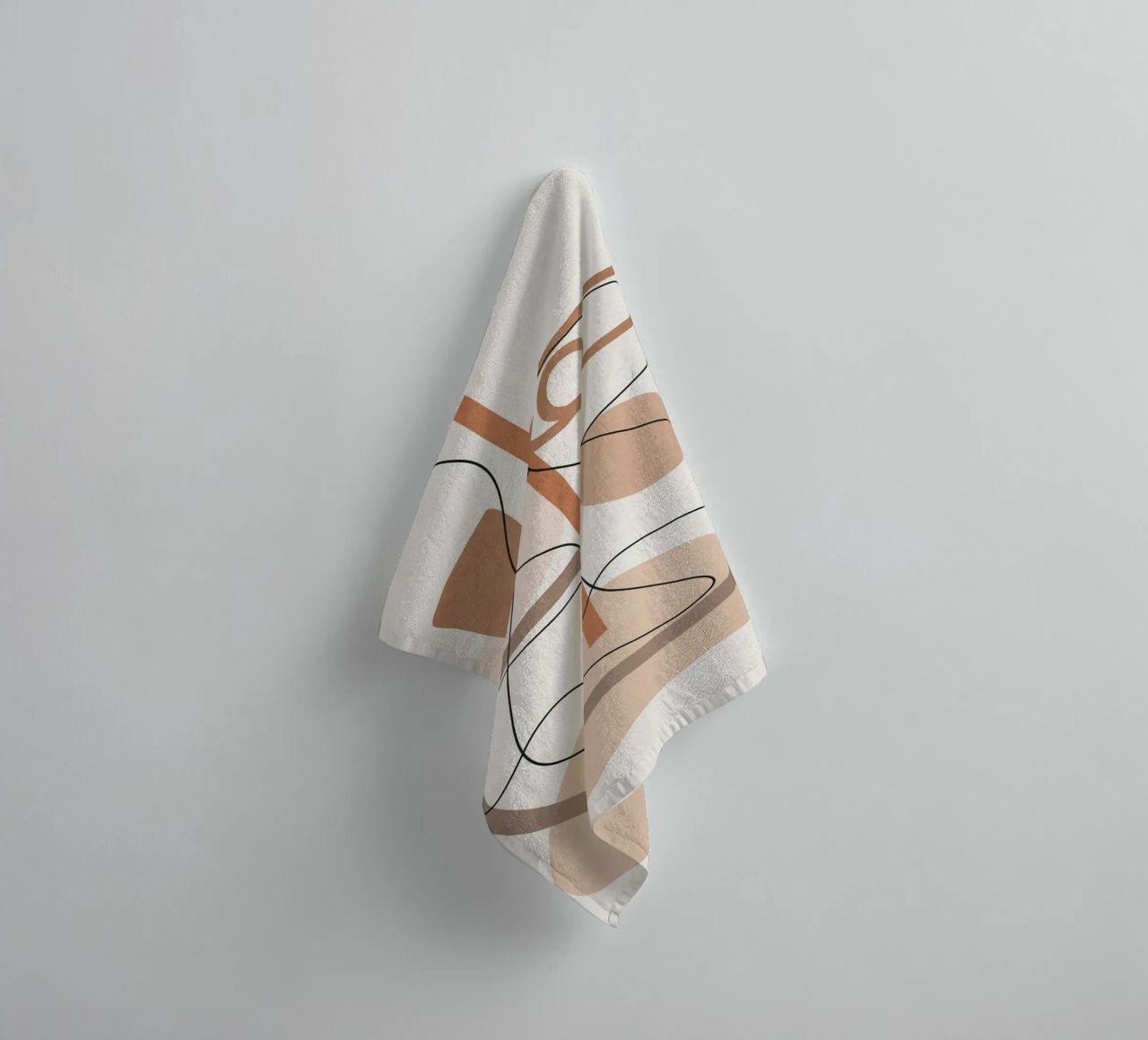 Abstract Line Movement I towel by cityart