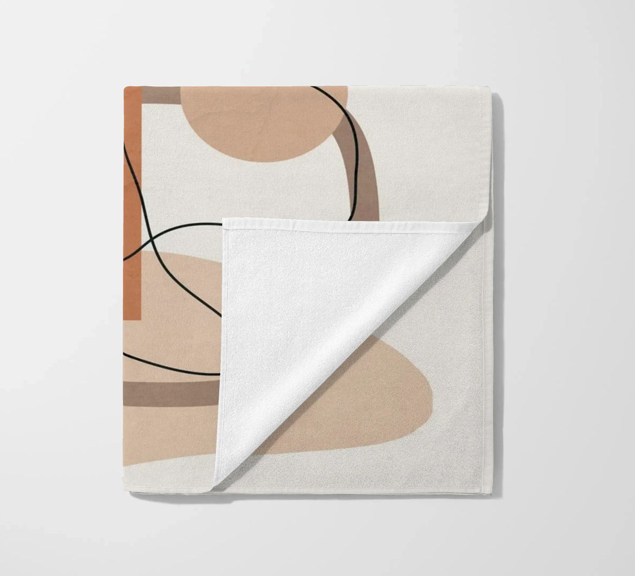 Abstract Line Movement I beach towel by cityart