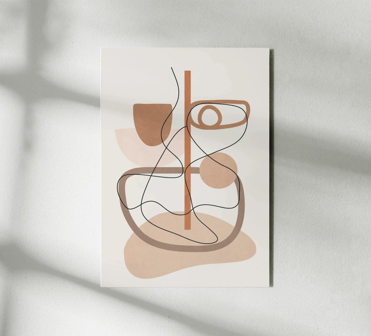 Abstract Line Movement I alu-dibond by cityart