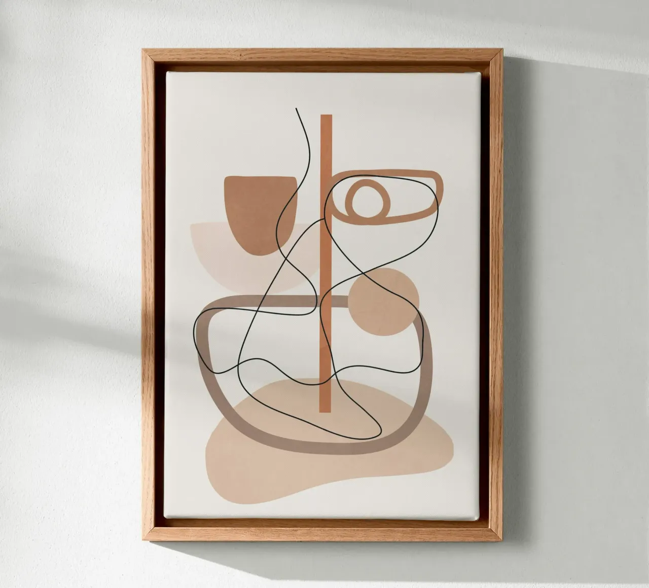 Abstract Line Movement I toile de cityart