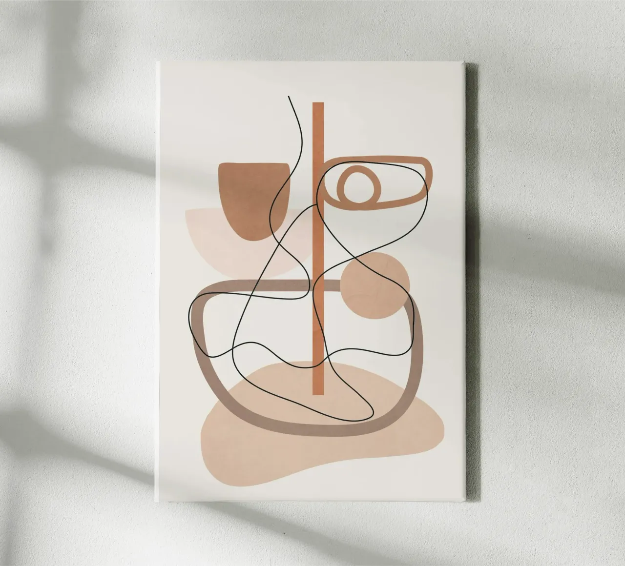 Abstract Line Movement I toile de cityart