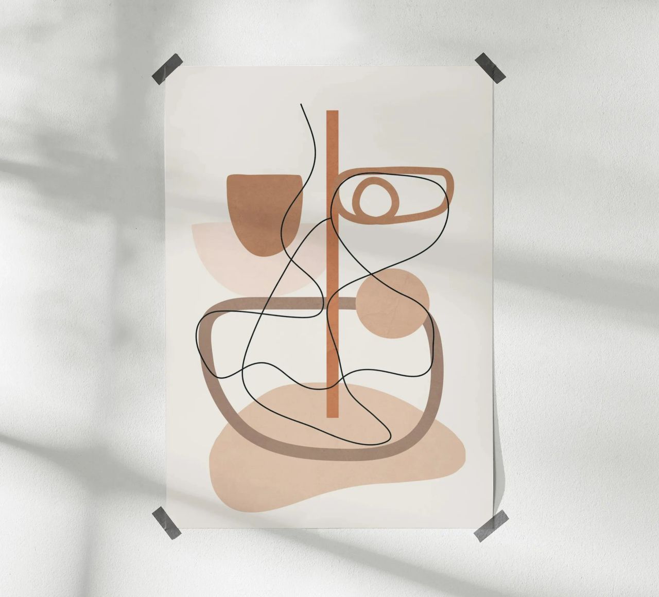 Abstract Line Movement I poster by cityart